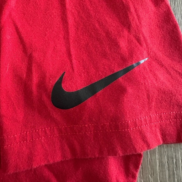 Boys Nike T Shirt Football Tempo Red Short Sleeve - Picture 3 of 4